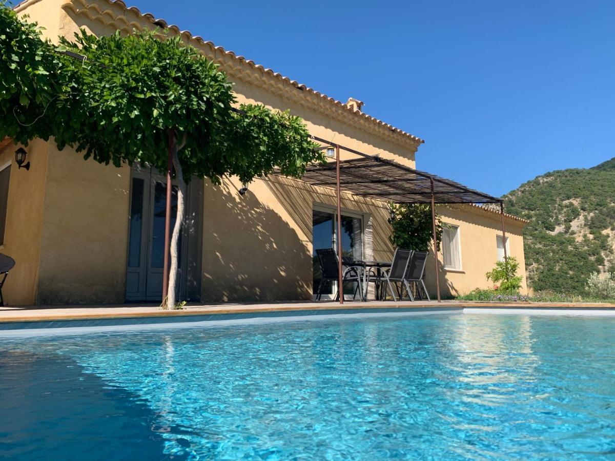 Estive Des Angelettes Piscine Chauffee Sauna Saint-Ferréol-Trente Bagian luar foto