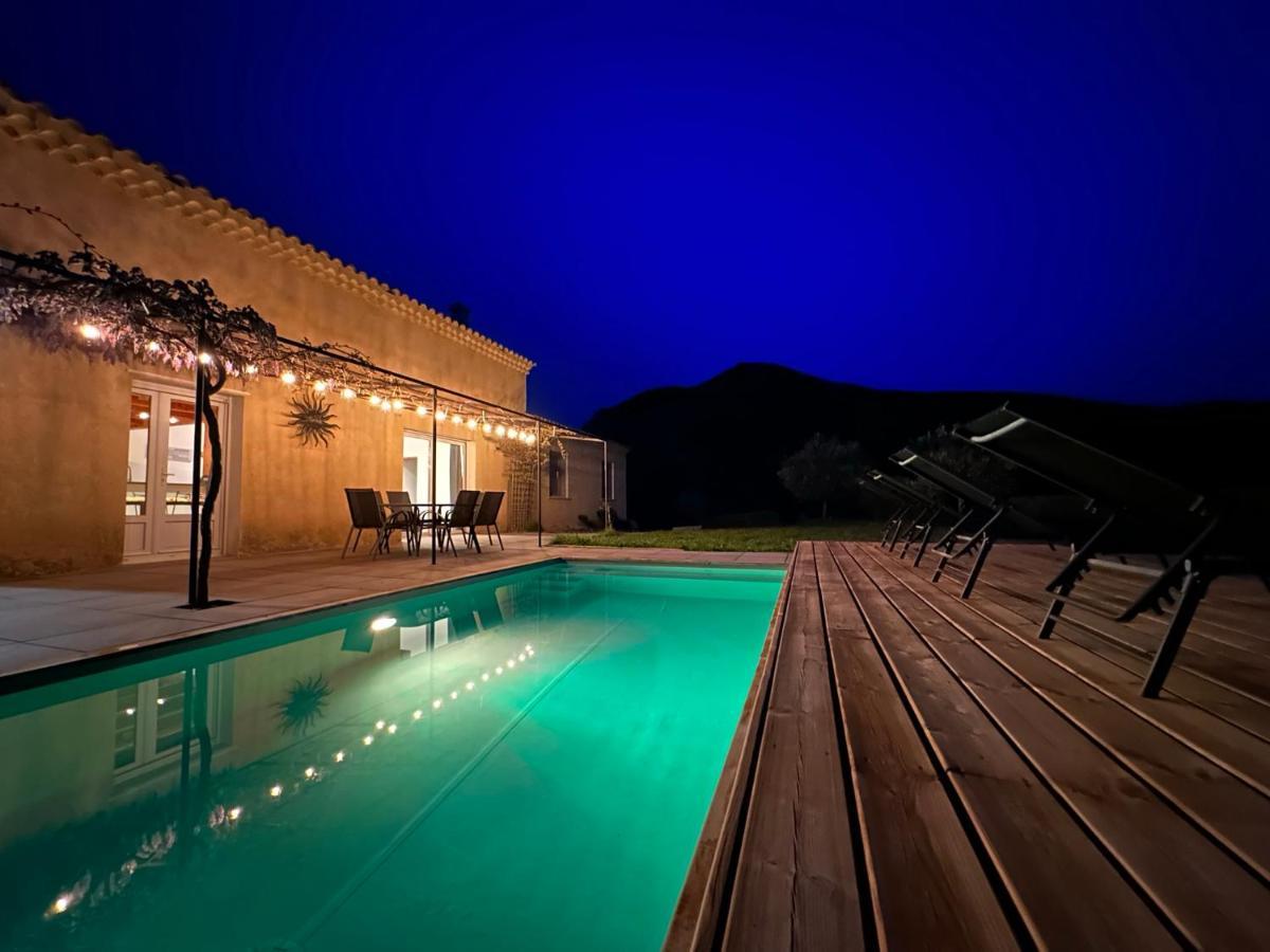 Estive Des Angelettes Piscine Chauffee Sauna Saint-Ferréol-Trente Bagian luar foto